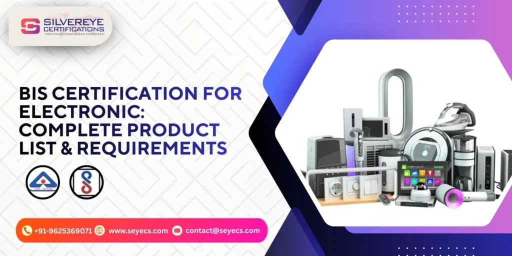 BIS Certification for Electronic products