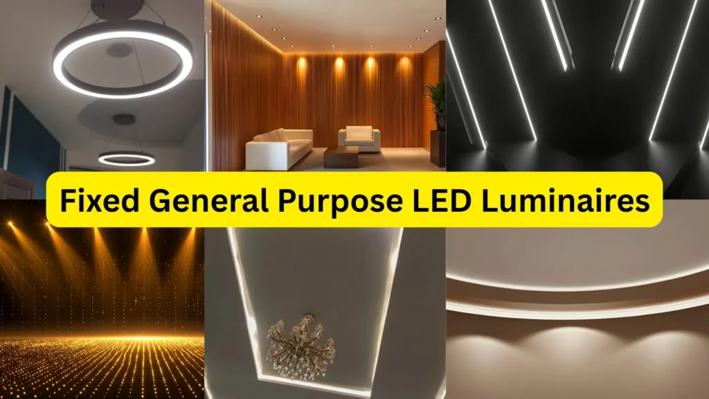 BIS Certification for Fixed General purpose LED Luminaires