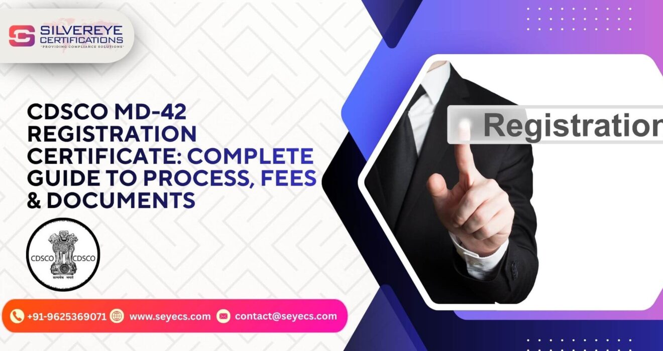 CDSCO MD-42 Registration Certificate