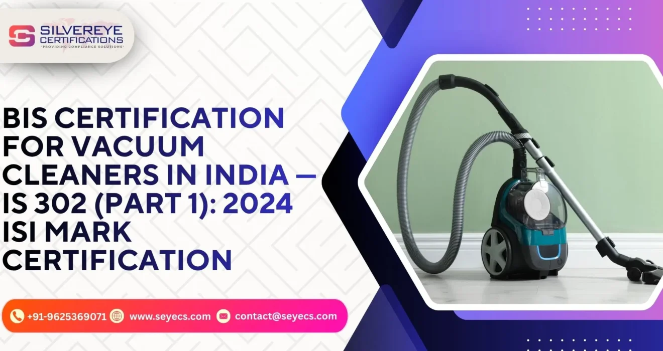bis certification for vacuum cleaners