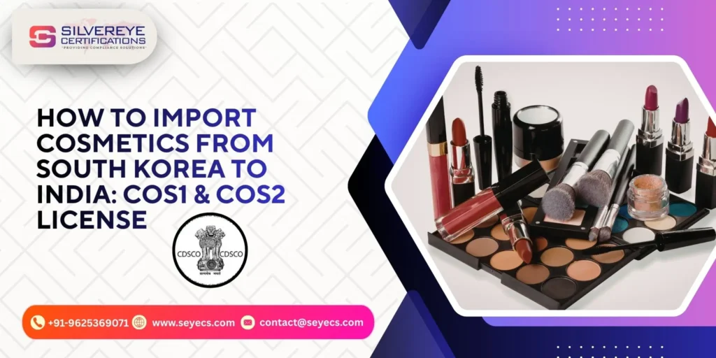 import cosmetics from South Korea to India