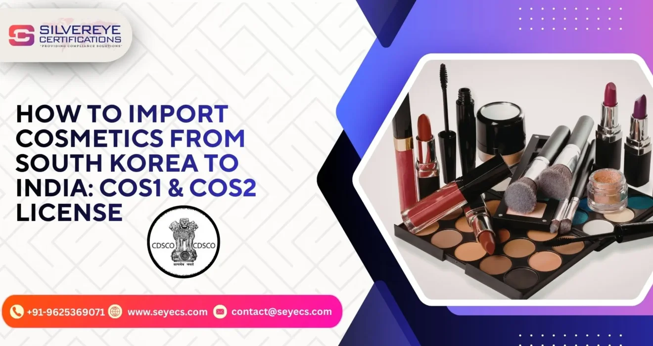 import cosmetics from South Korea to India