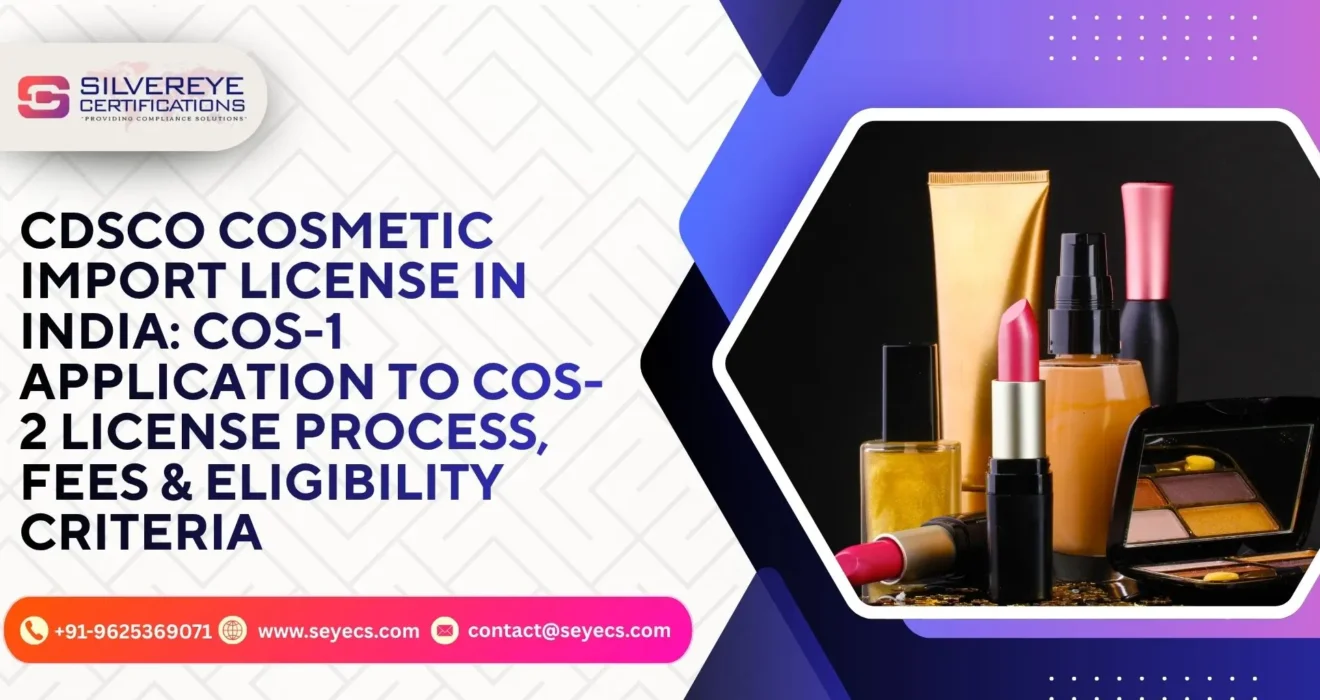CDSCO cosmetic import license