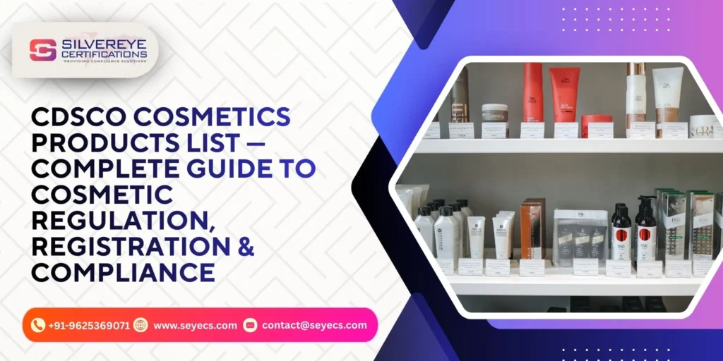 Cdsco cosmetics products list