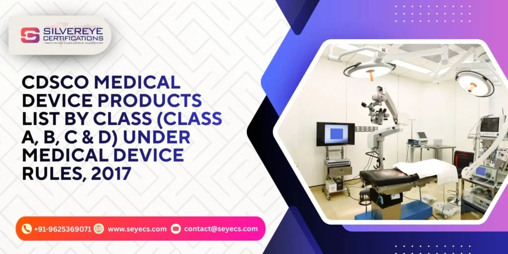 Cdsco medica device products list