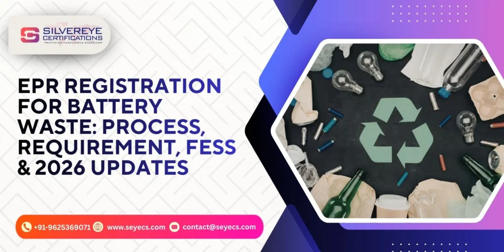 EPR Registration for battery Waste