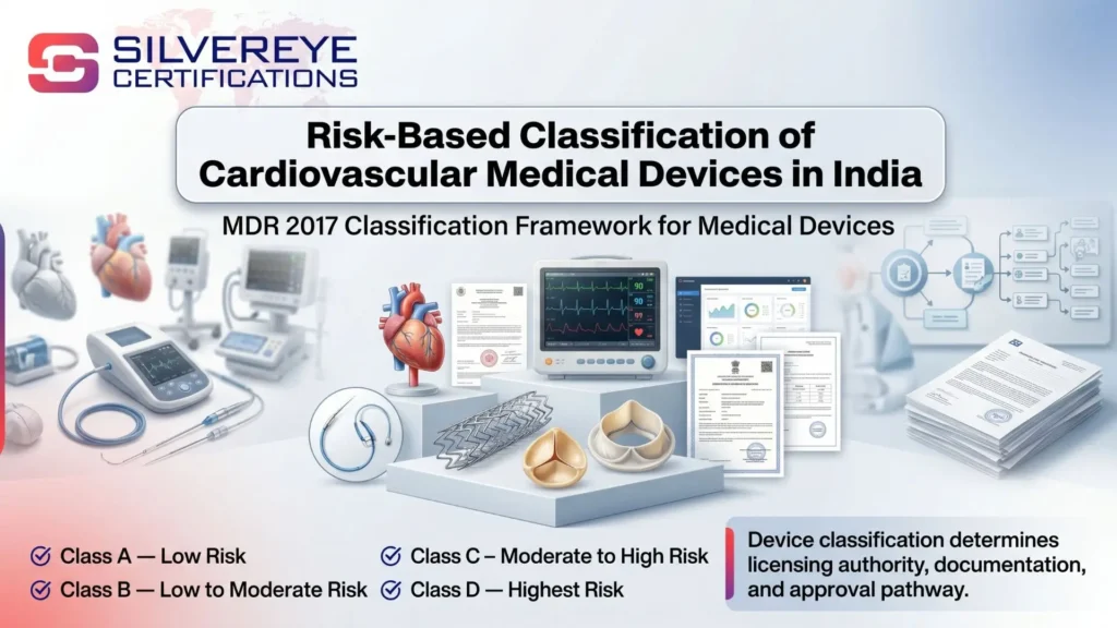 Risk based classification for cardiovascular medical devices
