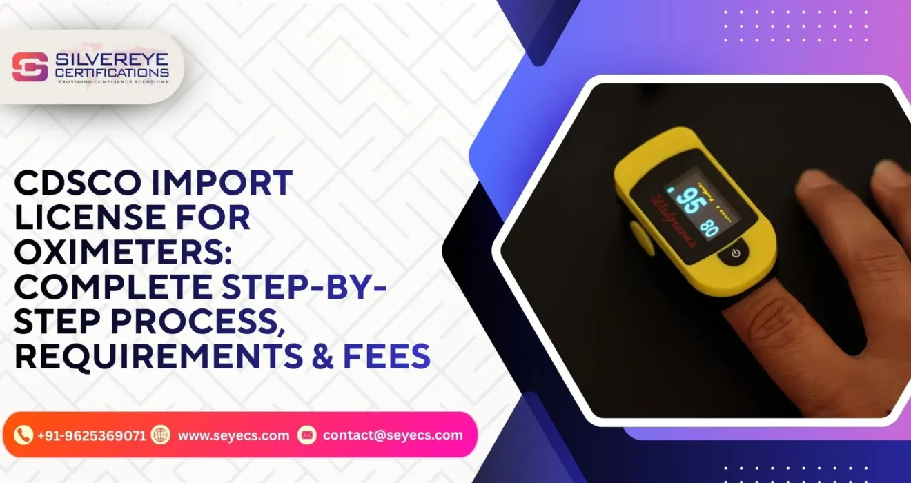 cdsco import license for oximeters