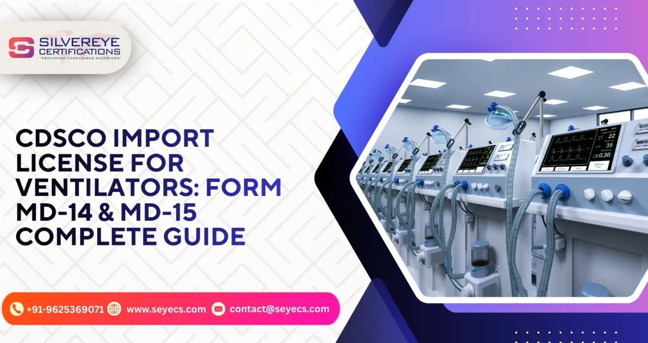 cdsco import license for ventilators