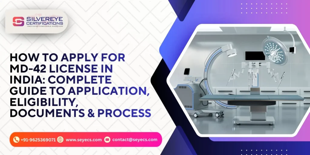 how to apply for MD-42 License