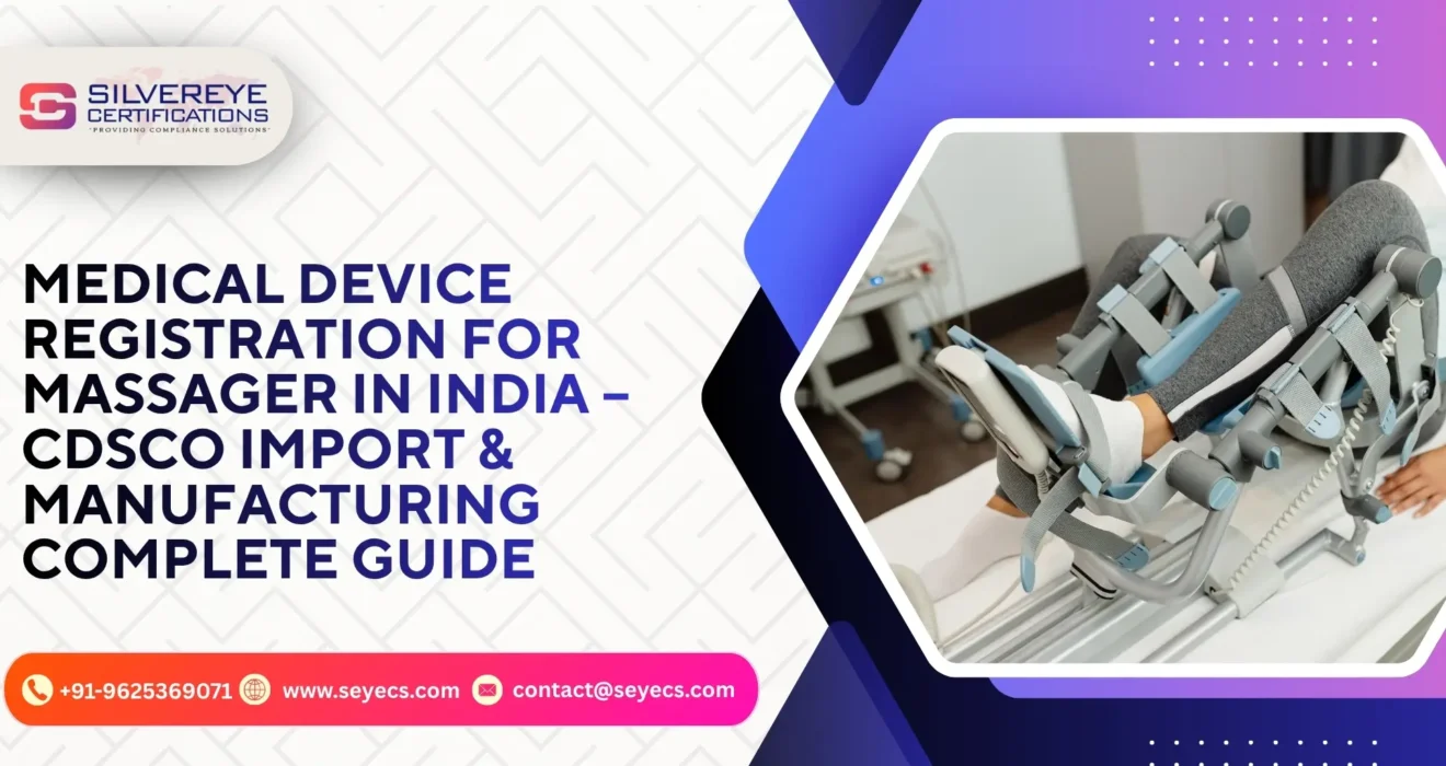 medical device registration for massager in india