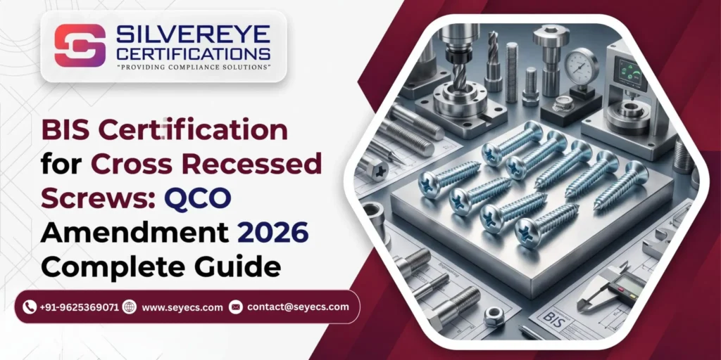 BIS Certification For Cross recessed Screws