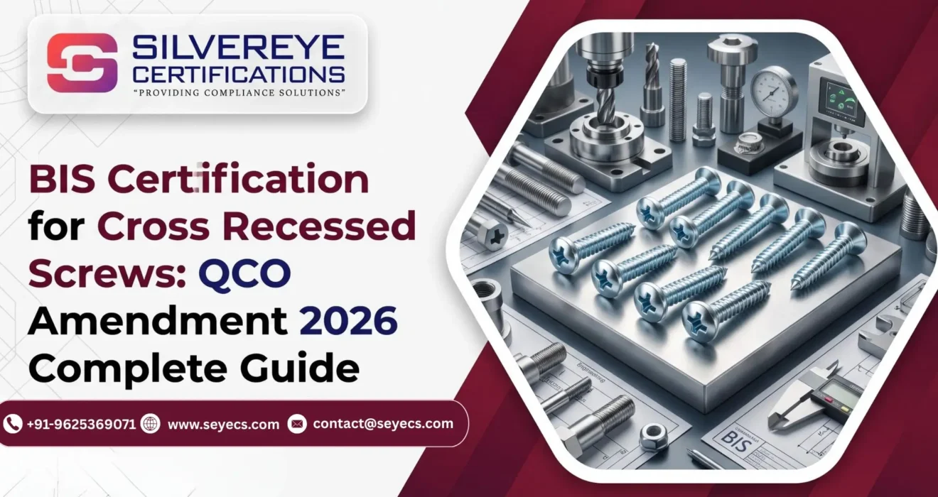 BIS Certification For Cross recessed Screws