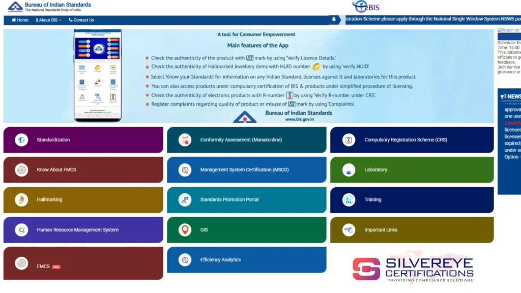 BIS FMCS Portal 