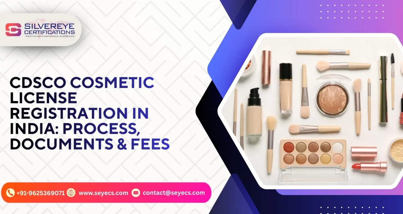 CDSCO Cosmetic License Registration