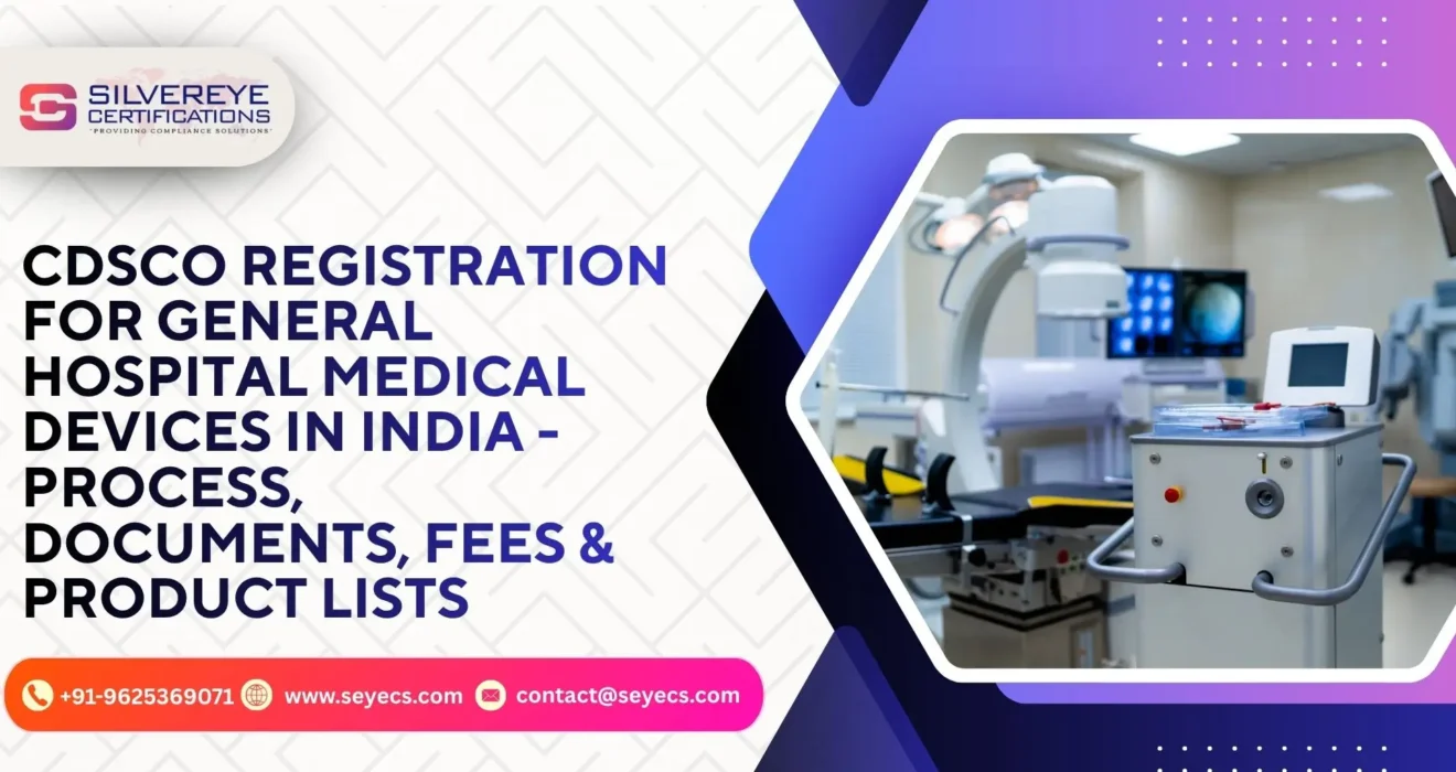 CDSCO License for general hospital medical devices