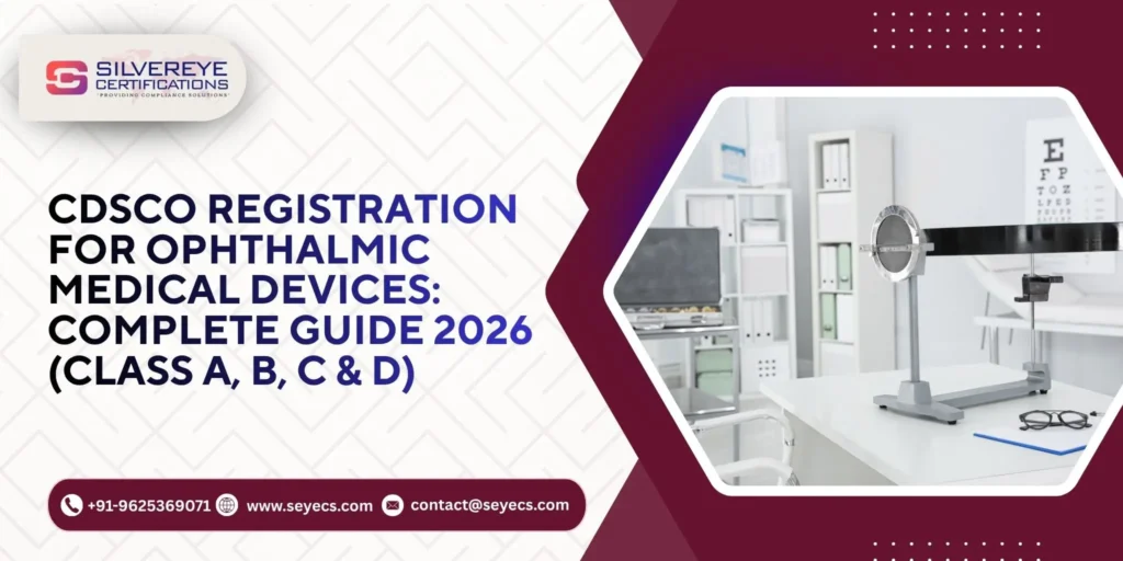 CDSCO Registration For Ophthalmic Medical Devices