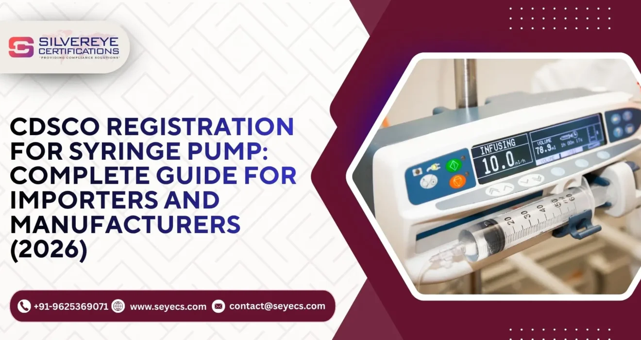 CDSCO Registration For Syringe Pump