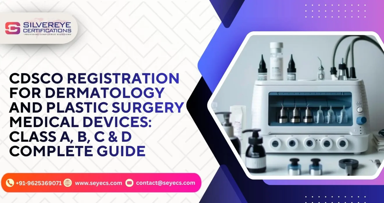CDSCO License for Dermatology and plastic surgery