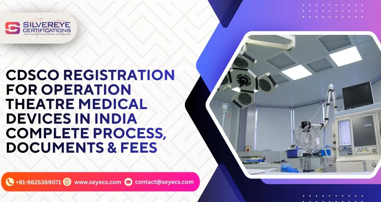 Cdsco registration for operation theatre