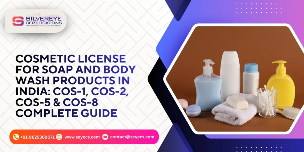 Cosmetic license for soap and body wash products