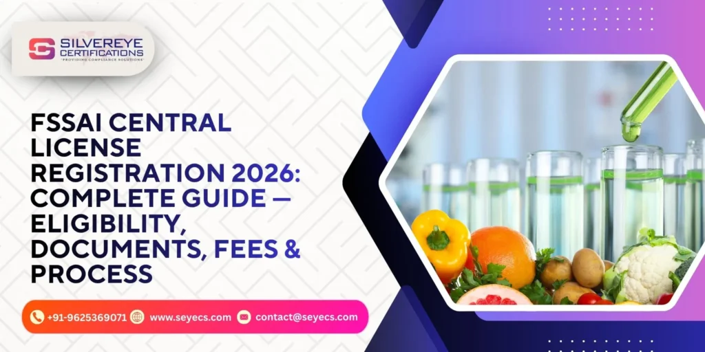 FSSAI Central License Registration