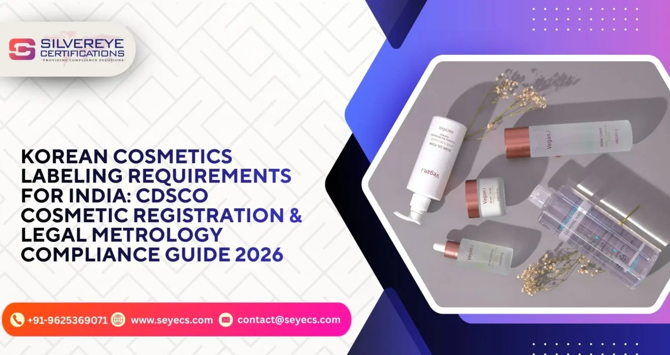 Korean Cosmetics Labeling Requirements for india