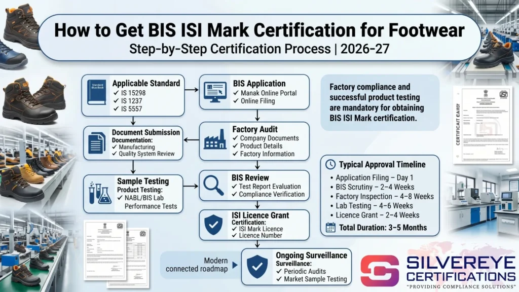 Process for BIS ISI Mark for Footwear