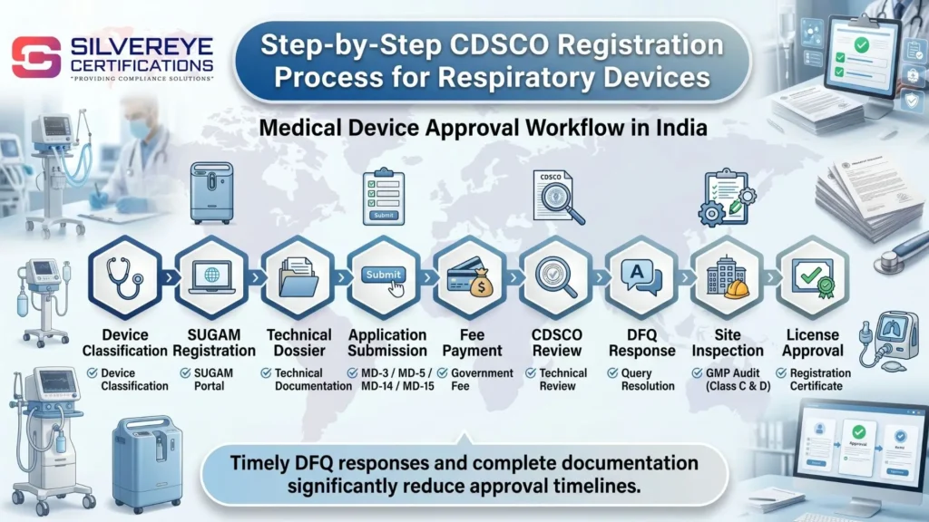 Process of CDSCO Registration For Respiratory Devices