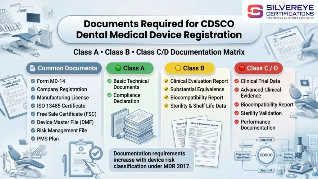 Required documents For CDSCO Dental Medical Device