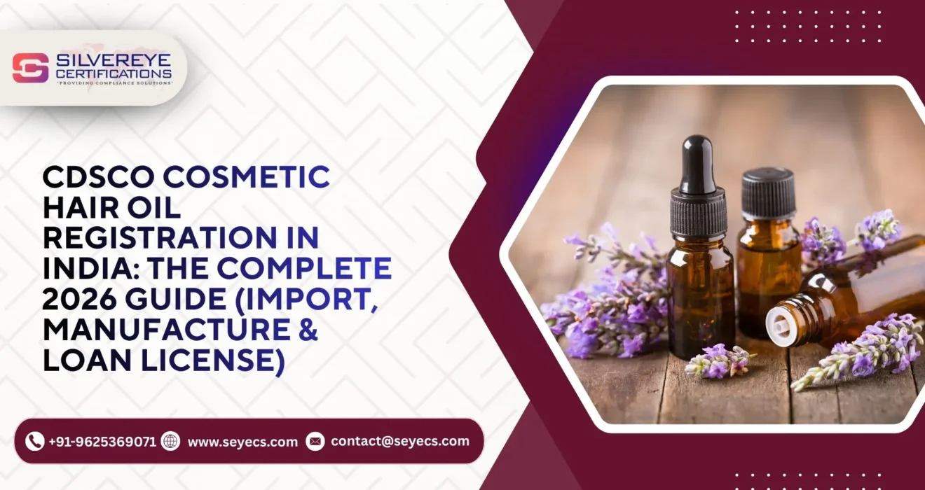 CDSCO Cosmetic Hair Oil Registration