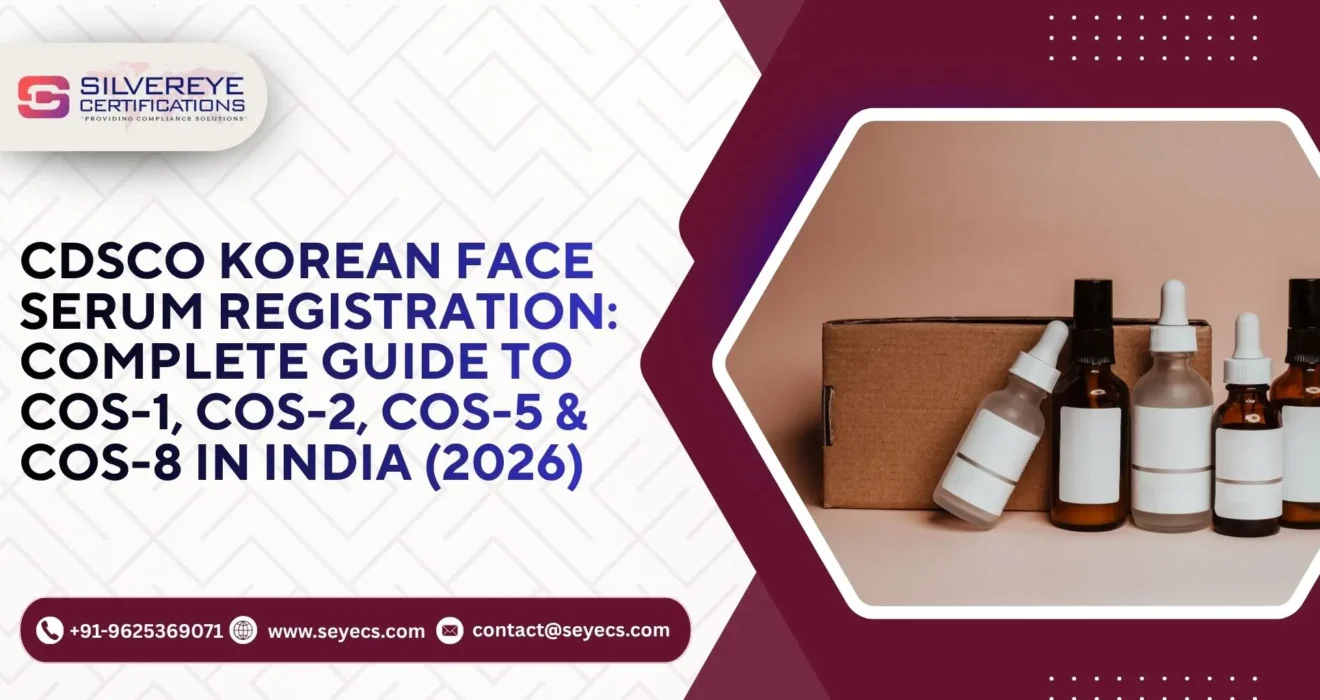 CDSCO Korean Face Serum Registration