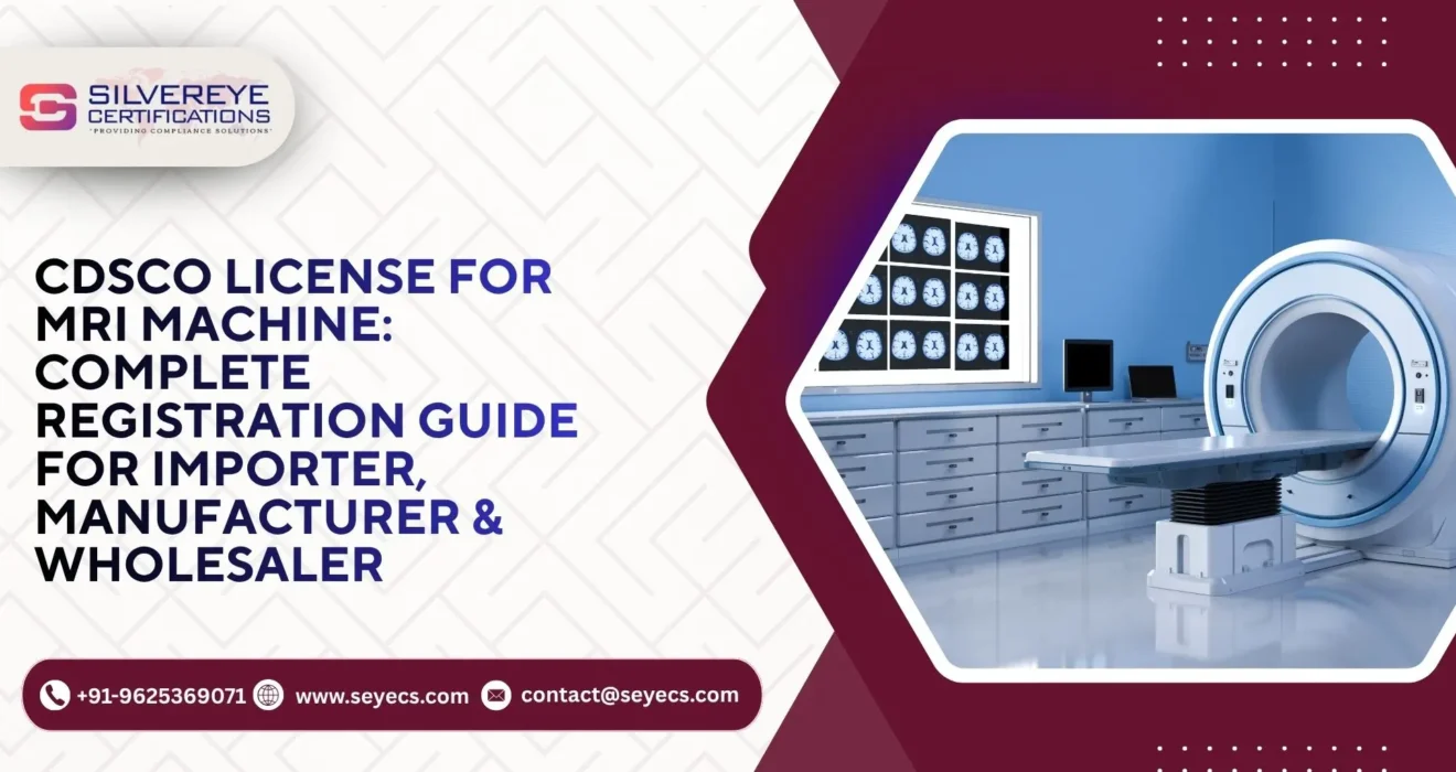 CDSCO License For MRI Machine