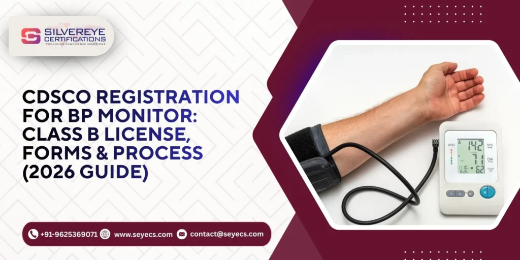 CDSCO Registration For BP Monitor
