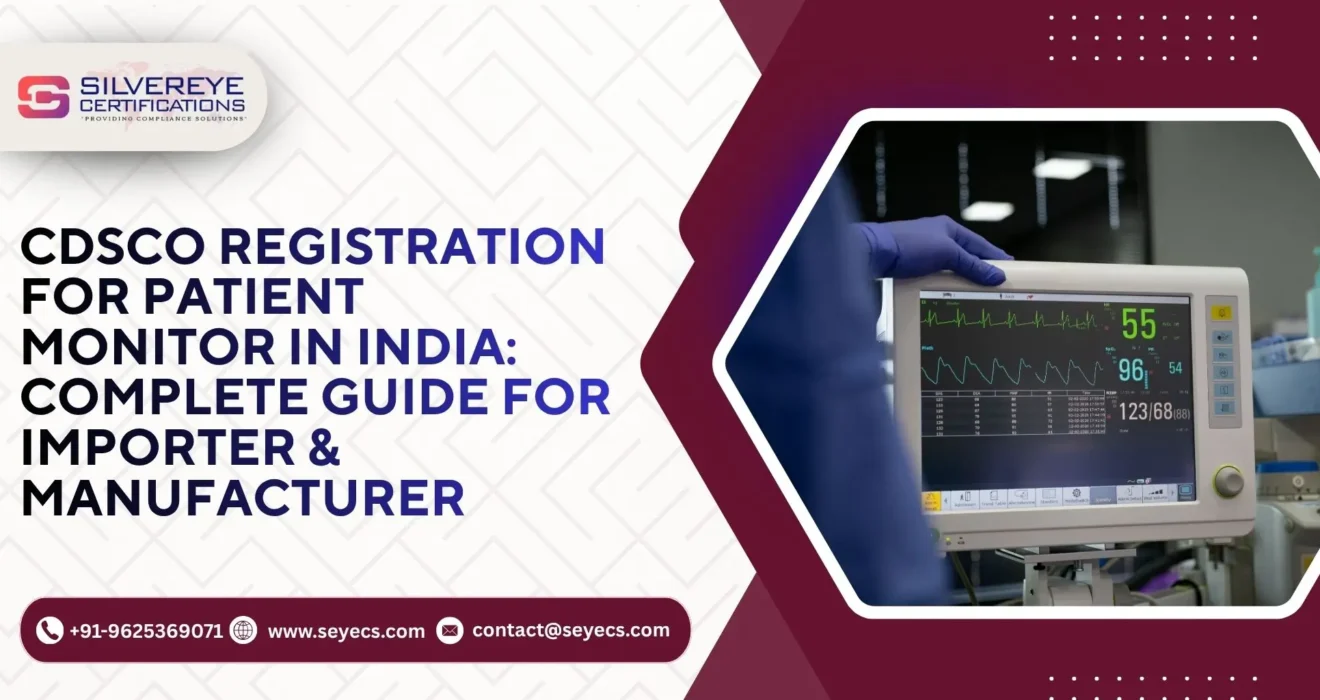 CDSCO Registration For Patient Monitor