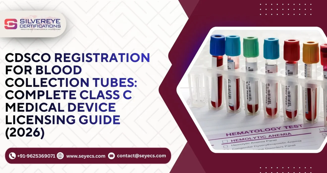 CDSCO Registration for blood collection tubes