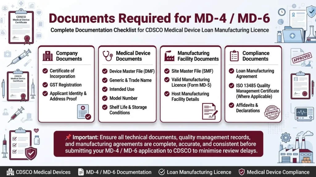 Documents Required For MD-4MD-6