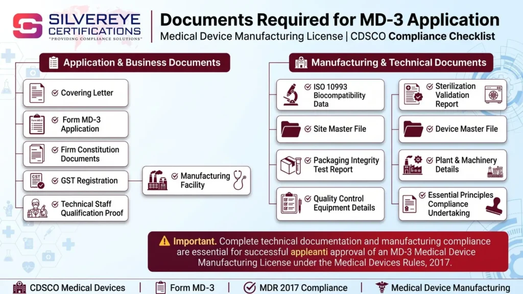 CDSCO Registration for Surgical Gloves (Sterile, Class B): Complete Medical Device Licensing Guide (2026) 4 Documents required for MD-3