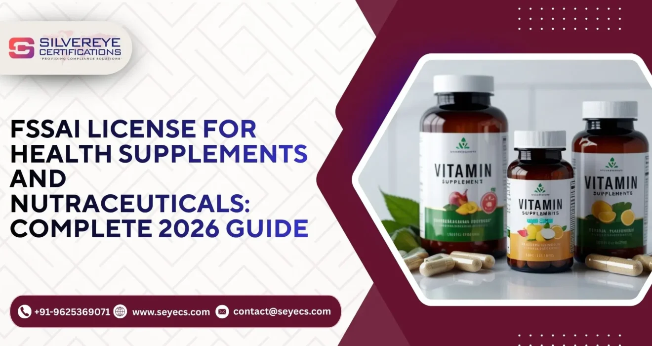 FSSAI License for Health Supplements and Nutraceuticals