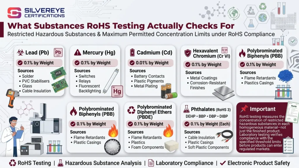 RoHS Testing Substance Check