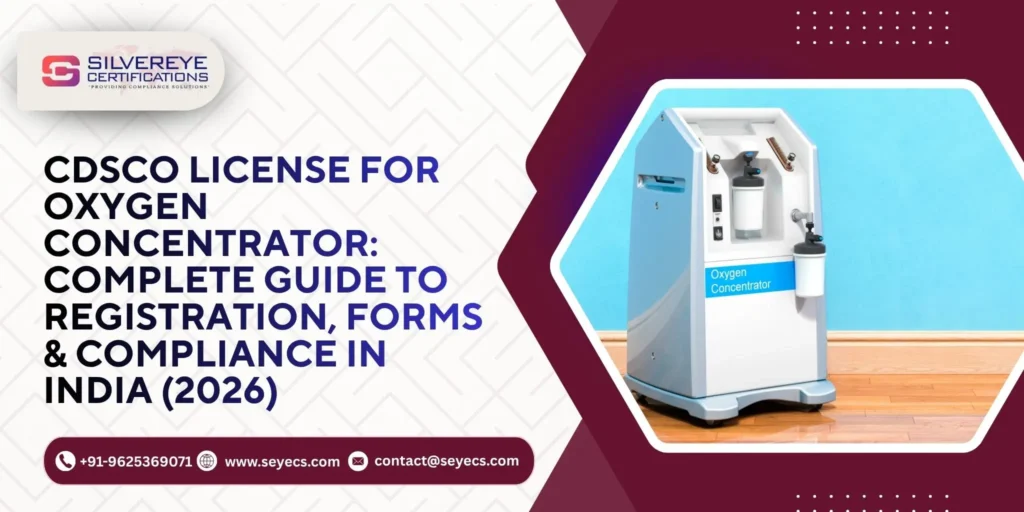 CDSCO License For Oxygen Concentrator