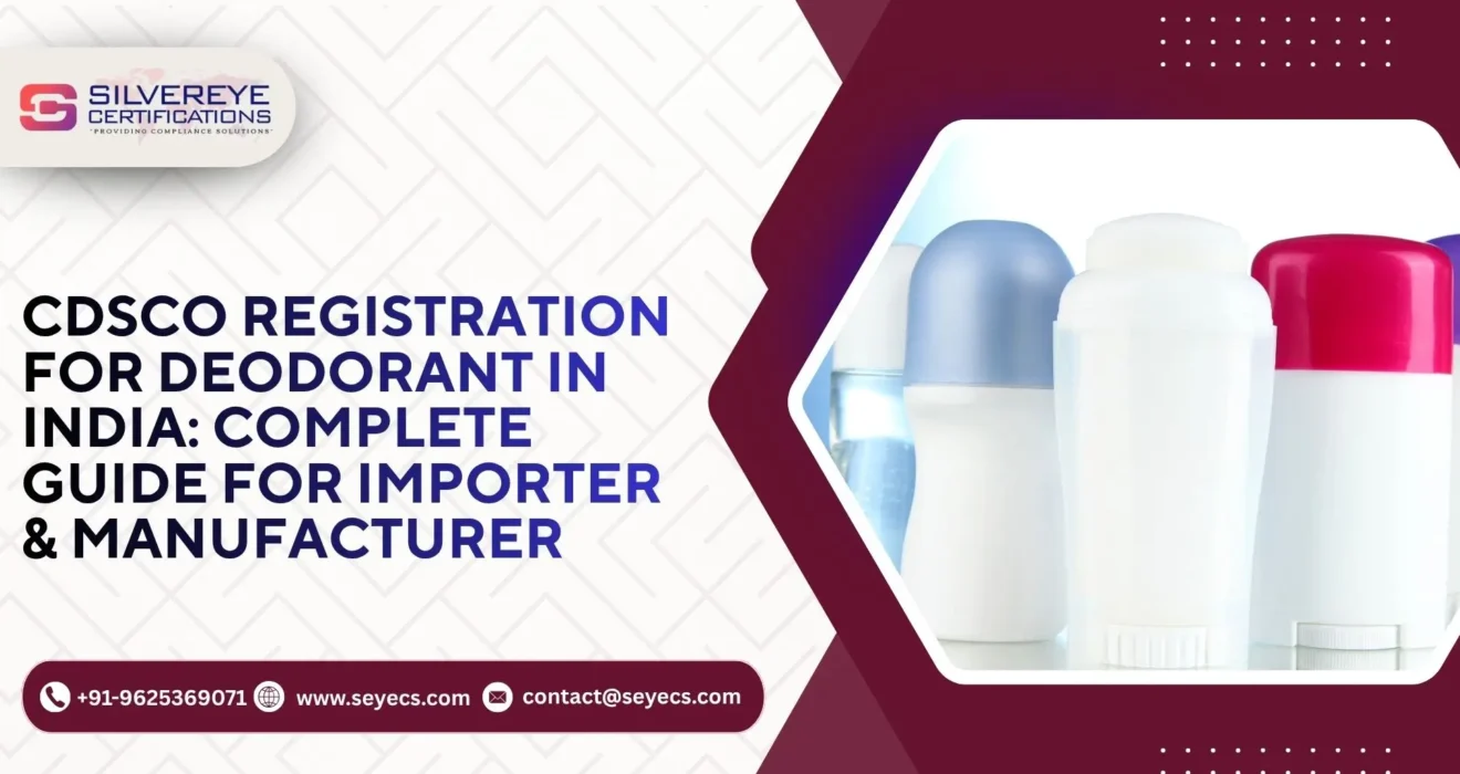 CDSCO Registration For Deodorant