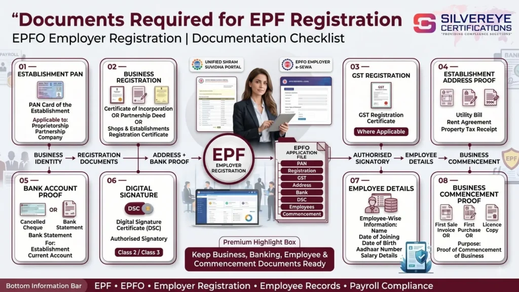 Documents Required For EPF Registration