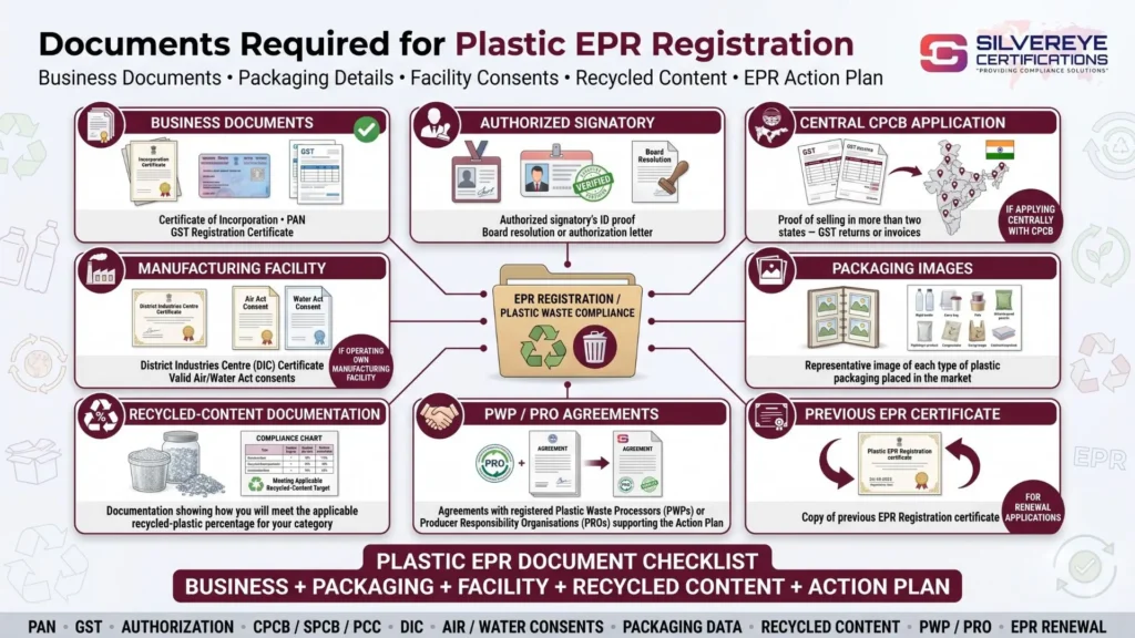 Documents Required For EPR Registration For Plastic Waste