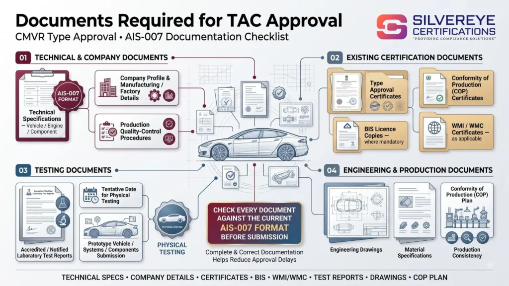 Documents Required For TAC Approval