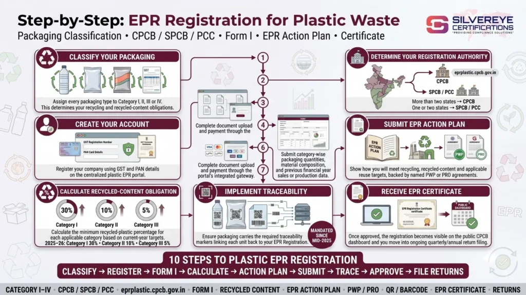 Process For EPR Registration For Plastic Waste