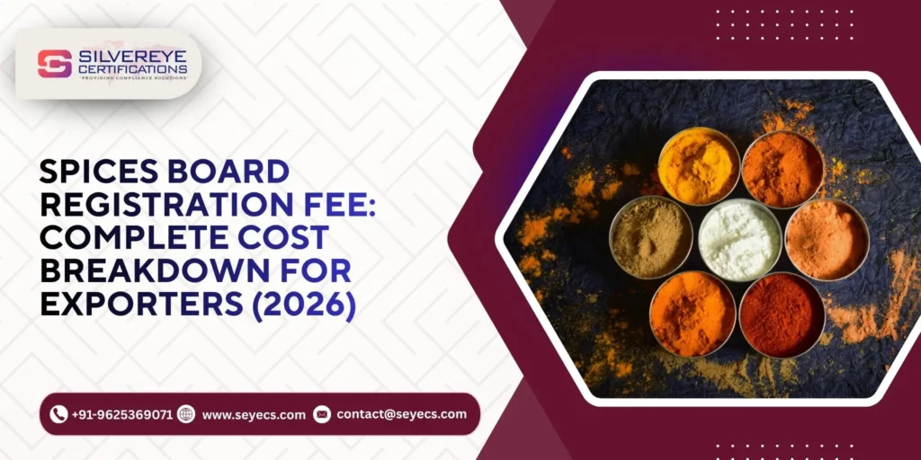 Spices Board Registration Fee