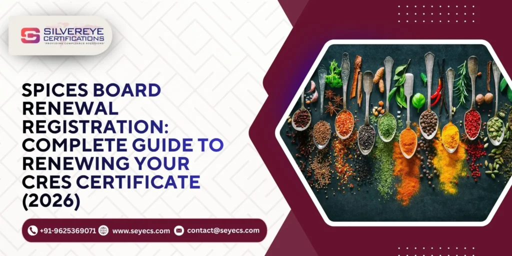 Spices Board Renewal Registration