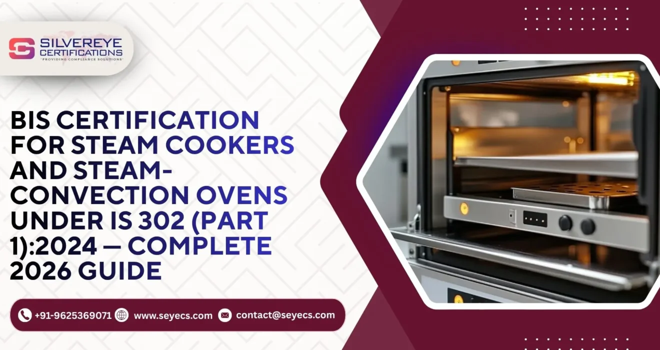 BIS Certification For Steam Cookers and Stem Convection Ovens