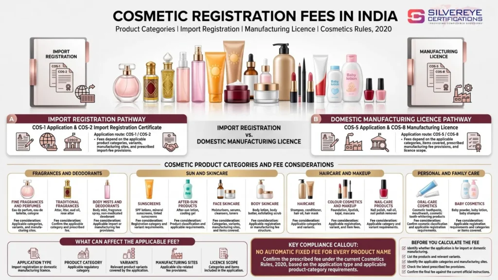 Cosmetic Registration Fees